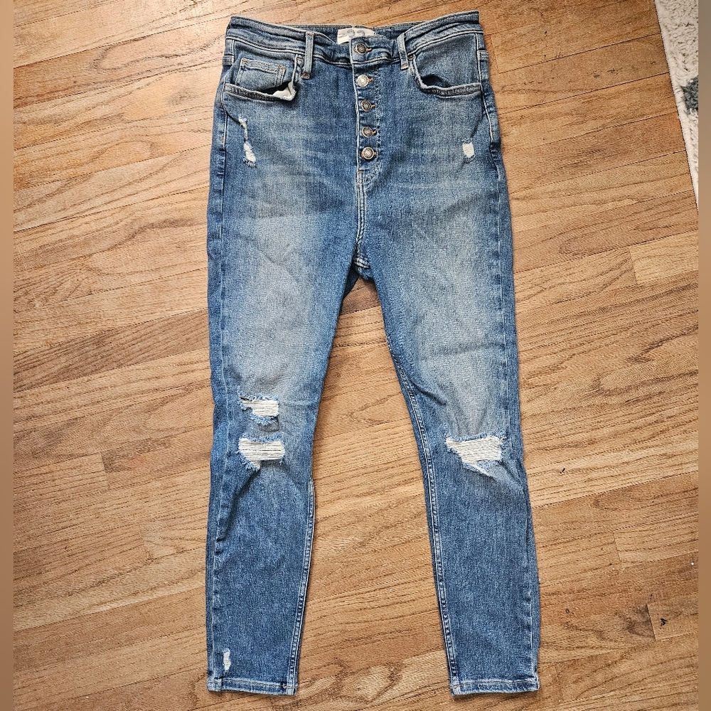 Super High Button Fly We The Free Jeans